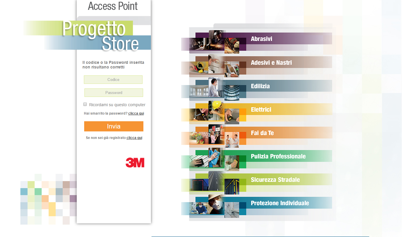 Realizzazione sito web, screenshot