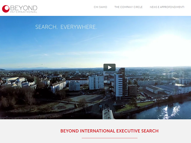 realizzazione sito internet Milano, Beyond