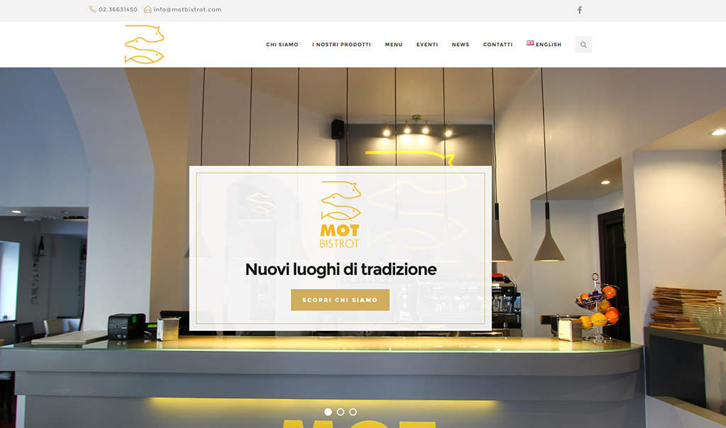Realizzazione sito Wordpress, screenshot