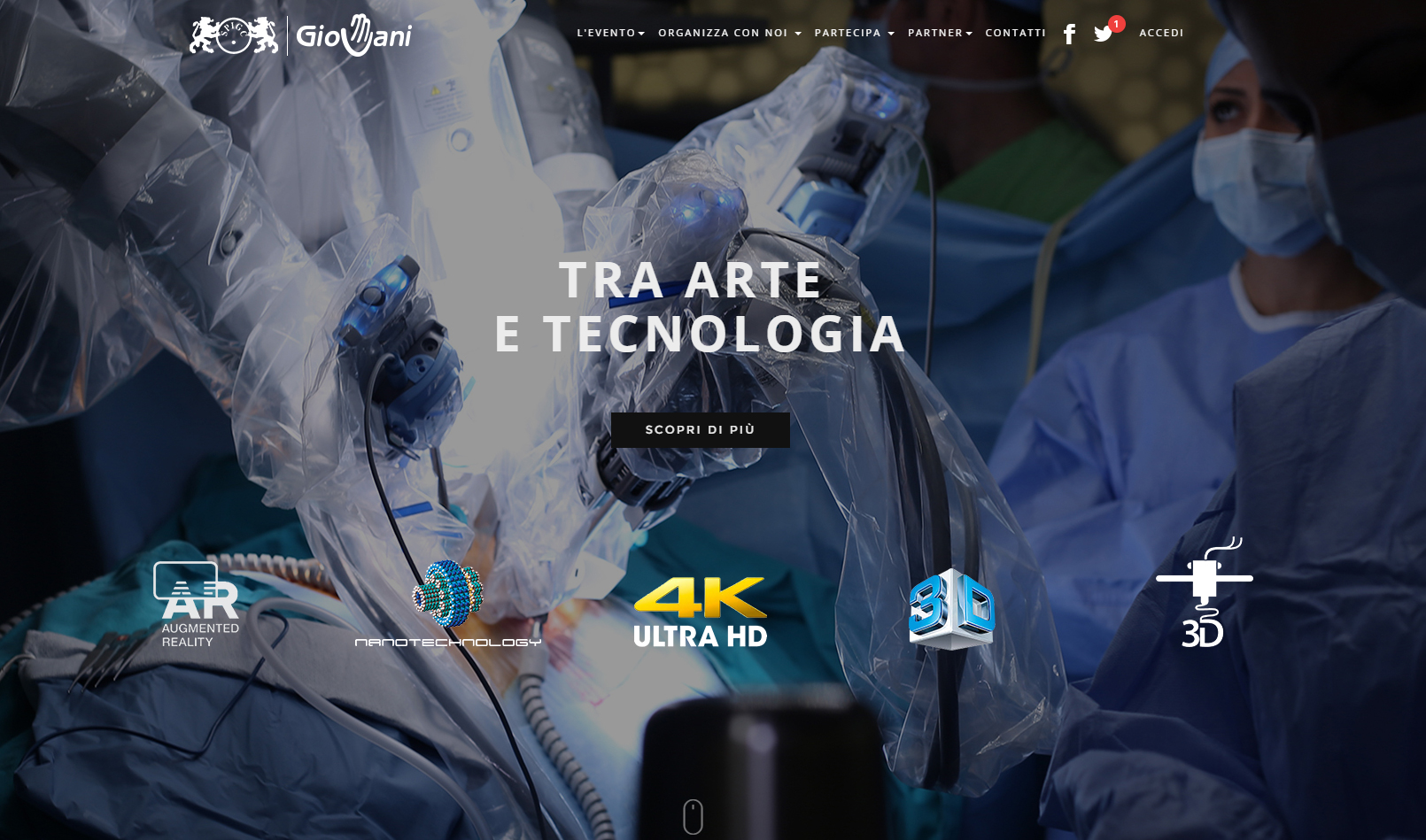 Realizzazione sito Wordpress, screenshot